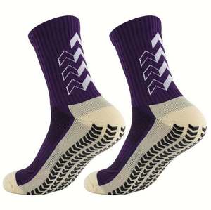 Chaussettes de sport de football de football antidérapantes confortables pour unisexe 2024 plus récent accepter les chaussettes de sport de conception de logo personnalisé - Product Image 3