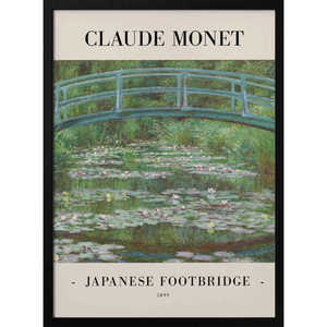 Impression d'art du Pont japonais de 1899 de Claude Monet - Product Image 3