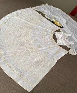 Trabajo de secuencia de bordado de Georgette de moda con trabajo de piedra pesada lehenga choli con ropa de boda dupatta para tienda boutique ApparelGarment - Product Image 2