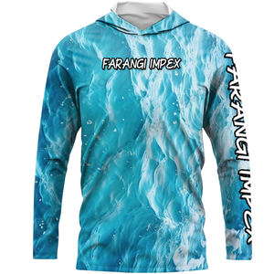 Camisa de Senderismo para Hombre, Chaqueta de Pesca con Capucha, Ropa de Caza para Hombre, Sudadera con Capucha y Protección Solar UV para Verano, Jersey de Alto Rendimiento - Product Image 1