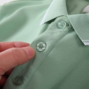 เสื้อโปโลผู้ชายเสื้อโปโล100% ผ้าโพลีเอสเตอร์พิมพ์ลายสีเข้ากันโลโก้ได้ตามต้องการ - Product Image 3