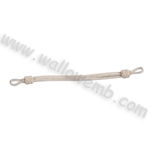 สายหมวกสีเงินสำหรับพิธีการระดับพรีเมียมทนทานเคลือบด้วยโลหะทองแท่งลวดบิดตกแต่งคุณภาพสูงสำหรับพิธีการ - Product Image 2