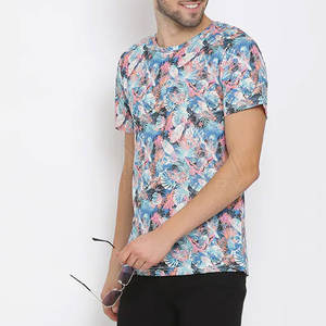 Camisetas de sublimación OEM para hombre, camisetas personalizadas de poliéster con estampado completo para gimnasio, deportes y ropa de estilo de vida - Product Image 4