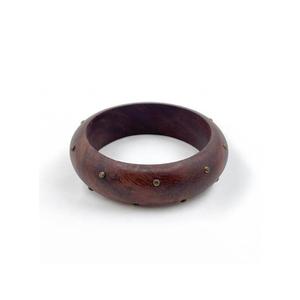 Bracelets en bois faits à la main de style élégant et de créateur, imperméables, avec une surface polie et lisse, personnalisables, bijoux traditionnels pour femmes - Product Image 2