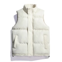 Haute qualité hommes sans manches doudoune léger matelassé gilet chaud hiver body chaud mode extérieur Streetwear