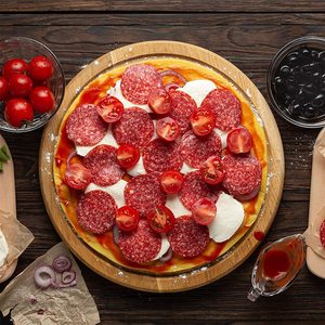 Plateaux de service en bois d'acacia KSN Planches à découper polyvalentes en forme ronde et rectangulaire pour contreplaqué de cuisine - Product Image 5