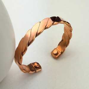 Elegant Pure <b>Copper</b> Magnetic Therapy Bracelet for Pain Relief & Healing Adjustable Stylish - Product Image 2
