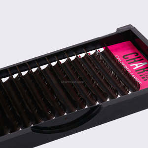 Pestañas de color marrón oscuro de alta calidad, precio competitivo, visones al por mayor, abanico de pestañas a granel personalizado, etiqueta privada C CC D DD - Product Image 5