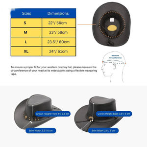 Unisex Cowhide Leather Cowboy <b>Hat</b> Fall Winter Outdoor Sports Adjustable Ivy <b>Hat</b> <b>for</b> Men and Women - Product Image 6