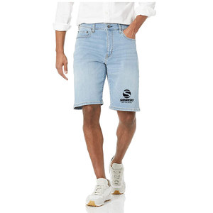 Pantalones Cortos de Mezclilla Personalizados para Hombre, Corte Ajustado, Casuales, de Alta Calidad, para Verano, Hechos en Pakistán - Product Image 3