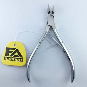 Pinzas para uñas para cutículas, pinzas para uñas profesionales de acero inoxidable de un solo resorte, superventas al por mayor - Product Image 2