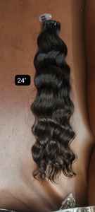 Paquetes indio de pelo natural de 24 ", pelo Remy ondulado, vibración con color natural - Product Image 2