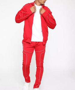 High Quality Custom Two-Piece Set Windbreaker Tracksuit with Nylon Zipper Printed Zip Jacket and Sweatsuit for <b>Men</b> - Product Image 3