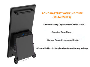 43 inch IP65 không thấm nước <span class=keywords><strong>kiosk</strong></span> di động cho quảng cáo ngoài trời <span class=keywords><strong>Wifi</strong></span> Battery Powered di chuyển kỹ thuật số cửa hàng bán lẻ wayfinding - Product Image 6