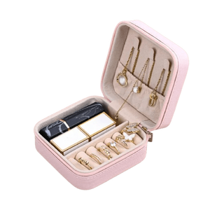 กล่องเก็บเครื่องประดับแบบมีซิปแบบพกพา คละสี - Product Image 4
