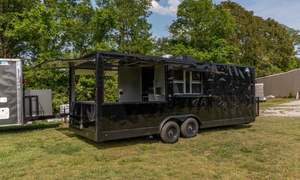 รถพ่วงขายอาหารขนมเคลื่อนที่ทำจากสแตนเลสอุปกรณ์ครบครันสำหรับห้องครัวและรถไอศครีม - Product Image 6