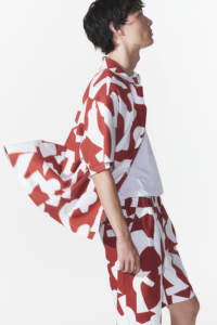 Custom <b>Men's</b> Sports <b>Shorts</b> 100% Cotton Blend Regular Fitted <b>Red</b> Patterned Casual Wear Solid Design - Product Image 3