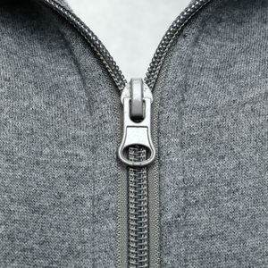 Sweat à capuche zippé 100% coton vierge surdimensionné pour hommes impression personnalisée motif solide polaire matériel hiver sweats à capuche pour hommes - Product Image 5