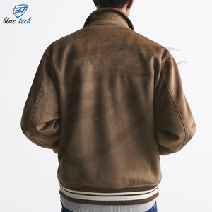 Veste universitaire en toile de qualité supérieure, streetwear, manches longues, col montant, vêtements de mode, prix bas, unisexe - Product Image 2