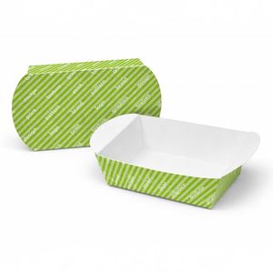 Plateaux en carton personnalisés Mod. FOLD avec glissière 13x19x6 cm - Product Image 1