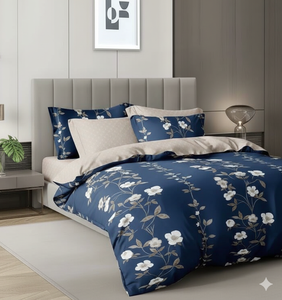 Juego de Ropa de Cama de 3 Piezas de Microfibra 100% Orgánica, Moderna, Estampada, de Lujo, 100 Hilos, Tamaño King, Sábanas Ajustables Suaves y Frescas - Product Image 3