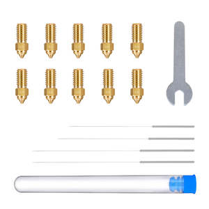 Elegoo Neptune 4/4 Pro Accessory Kit Multi-Size Brass Nozzle with Ribbon-<b>Cable</b> & Type-C for 3D <b>Printers</b> - Product Image 1