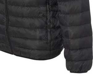 Veste d'hiver matelassée pour homme avec logo personnalisé Rixo Enterprises, séchage rapide, respirante, coupe-vent, col montant, tissu extérieur en polyester et toile - Product Image 5