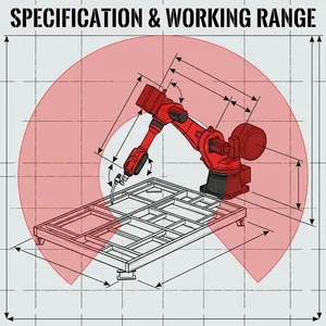 Robot de soudage MIG BORUNTE BRTIRUS1820A avec une charge utile de 20 kg pour la fabrication industrielle en usine, portée de 1850 mm - Product Image 2