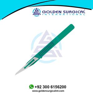 Mango de bisturí de plástico de proveedor mayorista | Instrumentos dentales médicos quirúrgicos desechables de un solo uso - Product Image 2