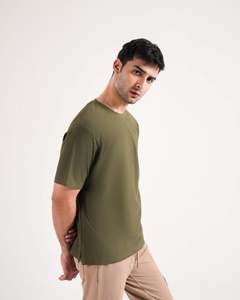 T-shirt décontracté à manches courtes de style chaud pour hommes haut de gamme à la mode polyvalente à la mode d'été 100% coton tricoté pour les hommes - Product Image 4