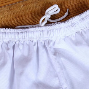 100% ชุดคาราเต้ผ้าฝ้ายน้ำหนักเบาสำหรับเด็กวัยรุ่นชุดศิลปะการต่อสู้แบบทึบมีเชือกผูกสำหรับคาราเต้เทควันโด - Product Image 4