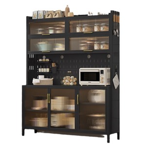 Eco-Friendly Wooden Fireproof Modular Multi-Layered Modern Classic <b>Kitchen</b> <b>Sideboard</b> Floor-Standing Integrated <b>Cabinets</b> Online - Product Image 2