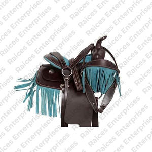 Sillín inglés antideslizante hecho a medida de alta calidad, sillines de caballo occidentales de cuero genuino, venta al por mayor, cantidad a granel de etiqueta privada - Product Image 4