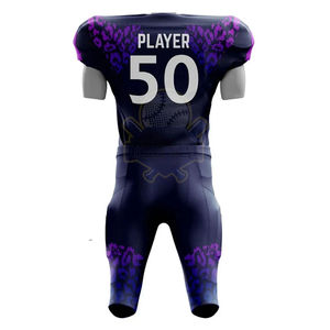 Uniforme de Fútbol Americano Hecho a Medida, Servicio OEM, Ropa Deportiva, Color Sólido, Sublimación - Product Image 2