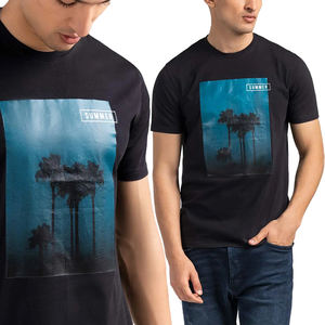 Camiseta de algodón 100% Premium para hombre, manga corta, diseño deportivo informal de verano, uso diario, tela de punto, último estilo - Product Image 6