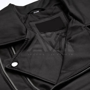 Fabricante de Chaquetas de Cuero para Hombre Personalizadas OEM, Chaqueta de Motociclista de Marca Privada, Suministro al por Mayor de Fábrica - Product Image 4