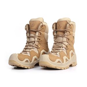 Botas tácticas, cuero de nobuk, membrana impermeable laminada, adecuada para usar en condiciones de invierno ¿No sudor - Product Image 4