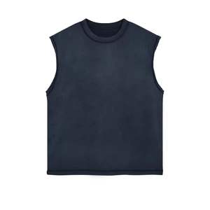 2025 personnalisé hommes coton plaine débardeurs nouvelle mode Muscle Fit Gym gilet Logo pour décontracté entraînement course personnalisable Gym - Product Image 2