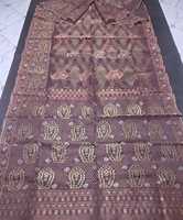 Sari en coton Jamdani Deshi Dhakai de qualité export, prêt-à-porter haut de gamme pour femmes, idéal pour les fêtes, bleu, rouge, vert, doré