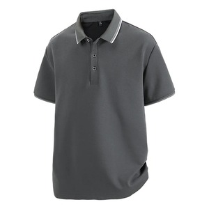 Camisa de Verano 2025 para Hombre, Talla Grande, con Botones, Poliéster/Algodón, Transpirable, de Secado Rápido, Manga Corta, Lisa, Informal, Estilo Jersey, para Golf - Product Image 6