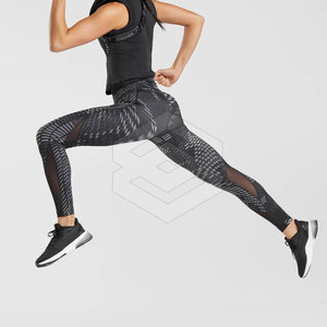 Mallas de sublimación Control de barriga Pantalones de yoga Gimnasio Ropa deportiva Mallas de sublimación para mujer - Product Image 4