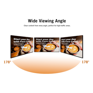 Panneau mural LCD intérieur direct usine, <span class=keywords><strong>menu</strong></span> numérique avec système Android pour restaurant, certifié CE FCC RoHS - Product Image 4