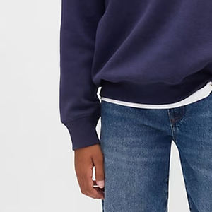 Boys Sweatshirt Pullover Design With Solid Color And Full Sleeve Cheap Rate High Quality Stitching With Drop Shoulders Crew Neck - Product Image 3