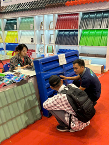 New Building <b>Materials</b> 1060mm Width PVC Spanish Roof Tiles 4-Layer ASA Plastic Roofing <b>Sheets</b> Heat Resistant - Product Image 4