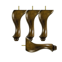 Benutzer definierte Massivholz-Stütz beine Hand gefertigte Möbel basis für Tische, Sofas, Schränke Dekorative Massivholz-Stütz beine