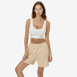Offre Spéciale Femmes Coton Mélangé Tissus Cordon Lâche Personnalisé Casual Shorts Femmes - Product Image 1