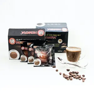 โรงงานกาแฟเวียดนามผงกาแฟสำเร็จรูปบรรจุจำนวนมากมูลค่าสูง OEM อาหารฟอยล์ประเภทจากผู้ส่งออกกาแฟ Hemera