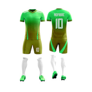 Diseño de fabricante personalizado Jersey de fútbol de secado rápido Ropa deportiva Kit de entrenamiento Conjunto de uniforme de fútbol Camisetas de fútbol - Product Image 6