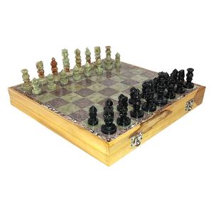 Tablero de ajedrez de madera plegable clásico respetuoso con el medio ambiente, Juego de piezas de ajedrez de lujo, fabricante en la India - Product Image 2