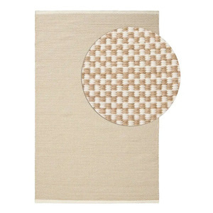 พรมขนสัตว์แท้ 100% ลายโมเดิร์น ลอร่า เบจ ขนาด 160x230 ซม. ผลิตโดยตรงจากโรงงาน เทคนิคการตัดขนแบบ Cut Pile เหมาะสำหรับห้องนั่งเล่น ห้องนอน และโรงแรม - Product Image 6